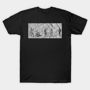 Pencil Sketch American Story Drawing T-Shirt